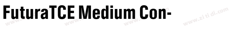FuturaTCE Medium Con字体转换